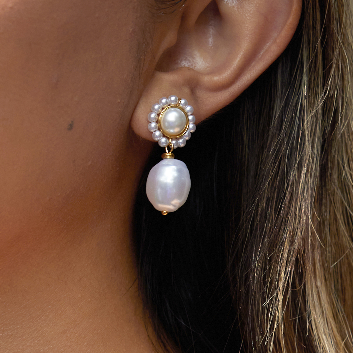 Céleste Earrings Désirine 18K Gold - 5