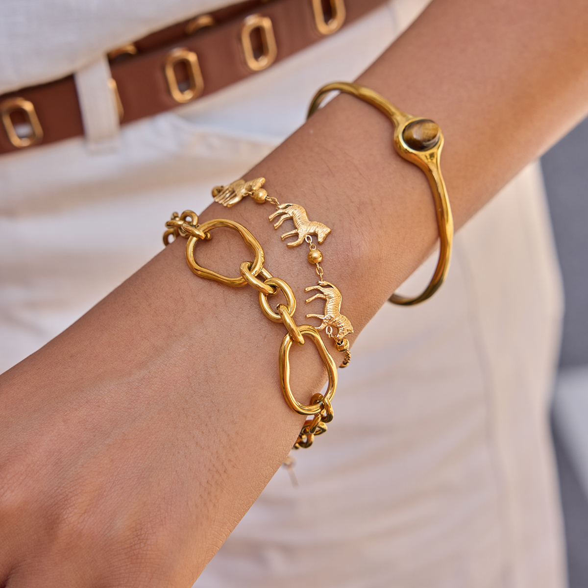 Céleste Bracelet Isolenne 18K Gold - 7