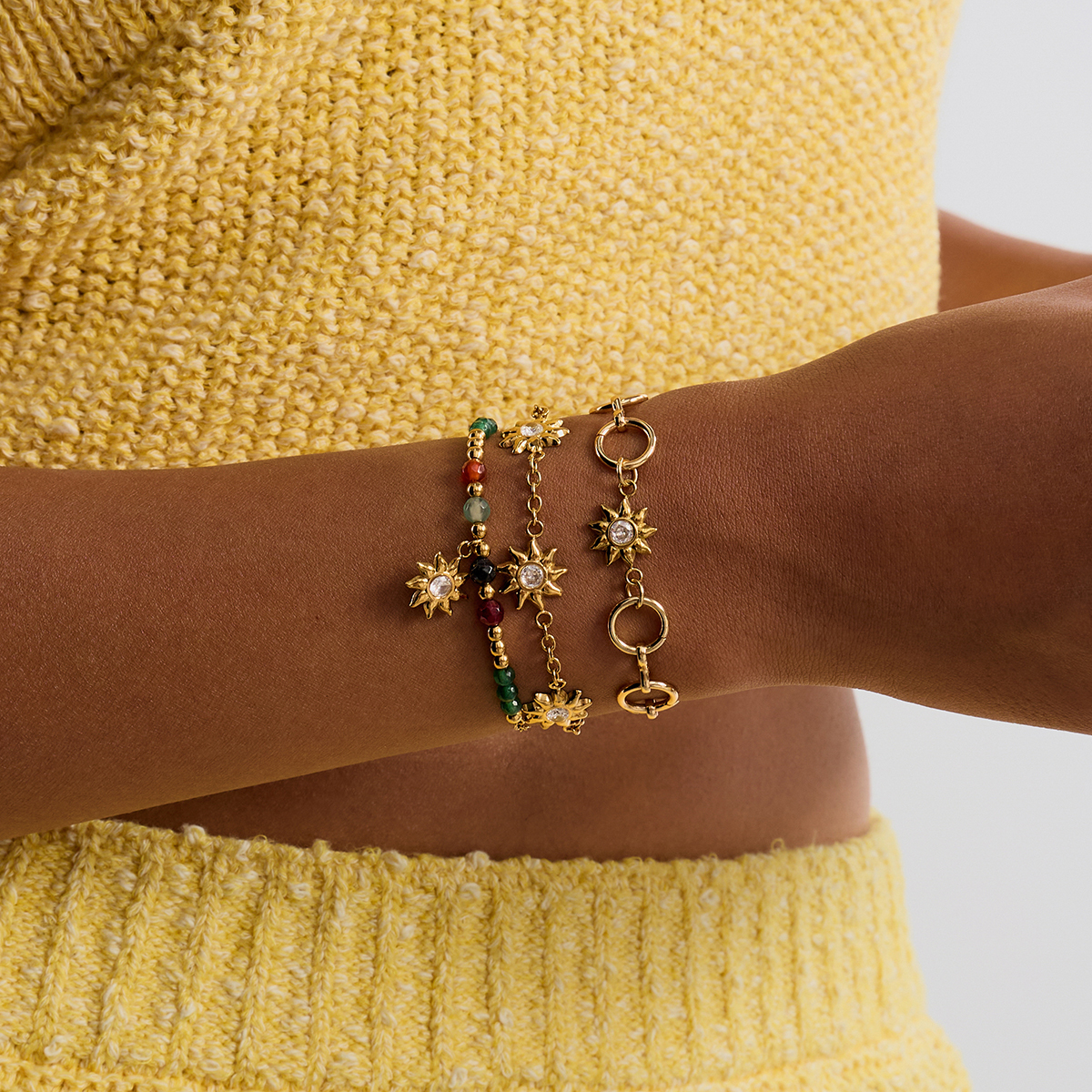 Céleste Bracelet Nazarine 18K Gold - 17