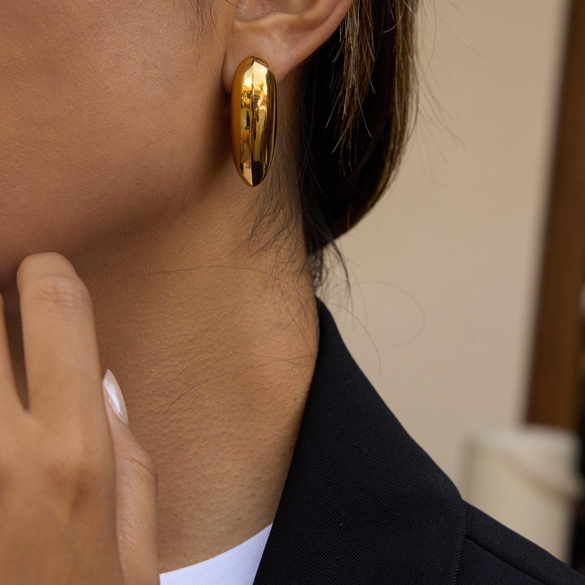 Céleste Earrings Quiteriane 18K Gold - 8