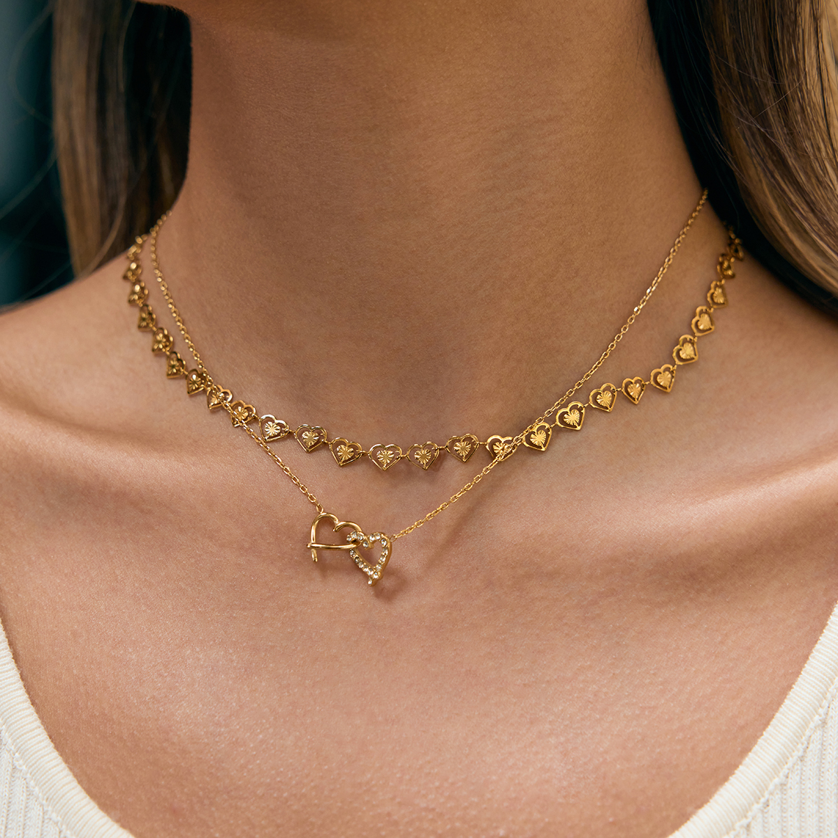 Céleste Necklace Roselinde 18K Gold - 9