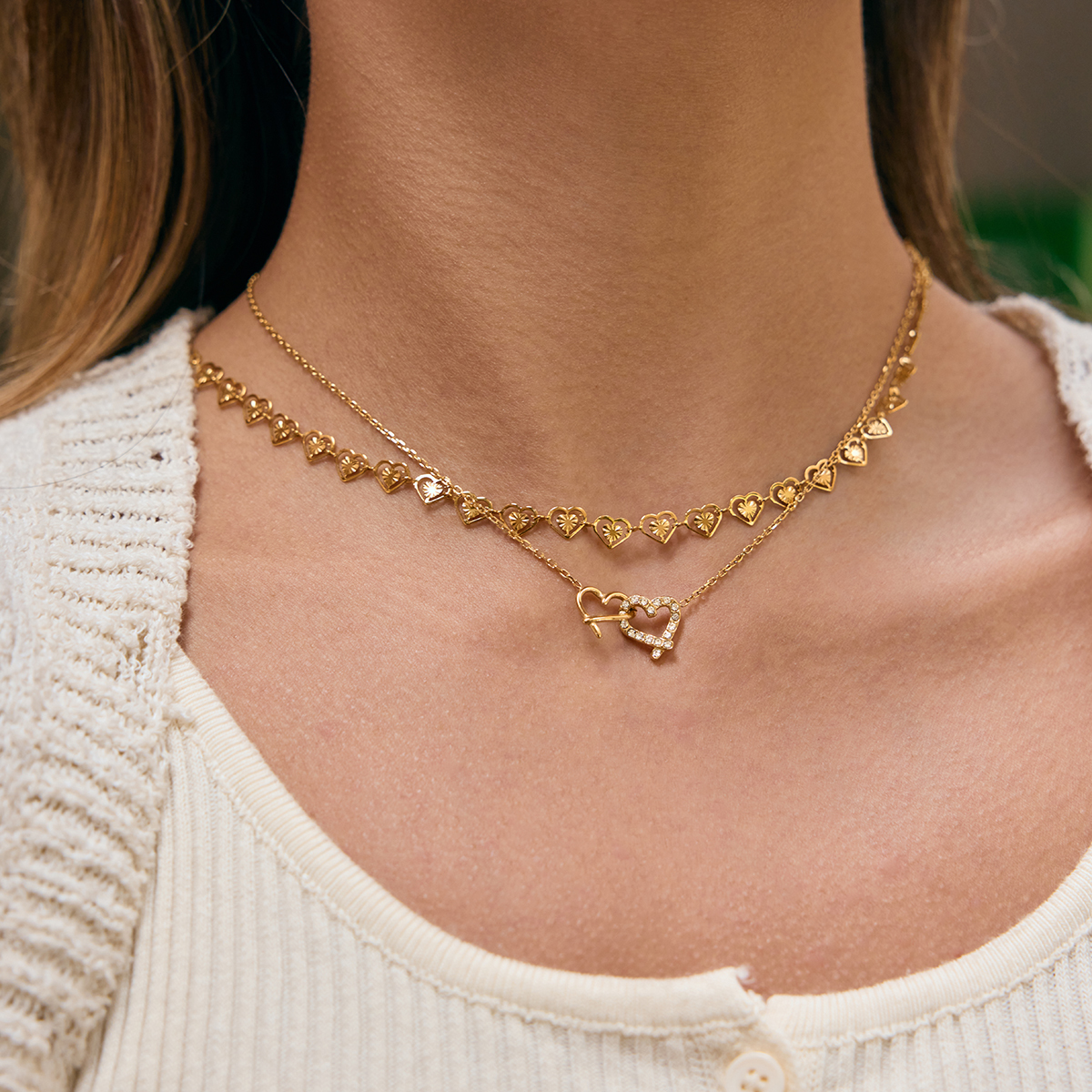 Céleste Necklace Roselinde 18K Gold - 10