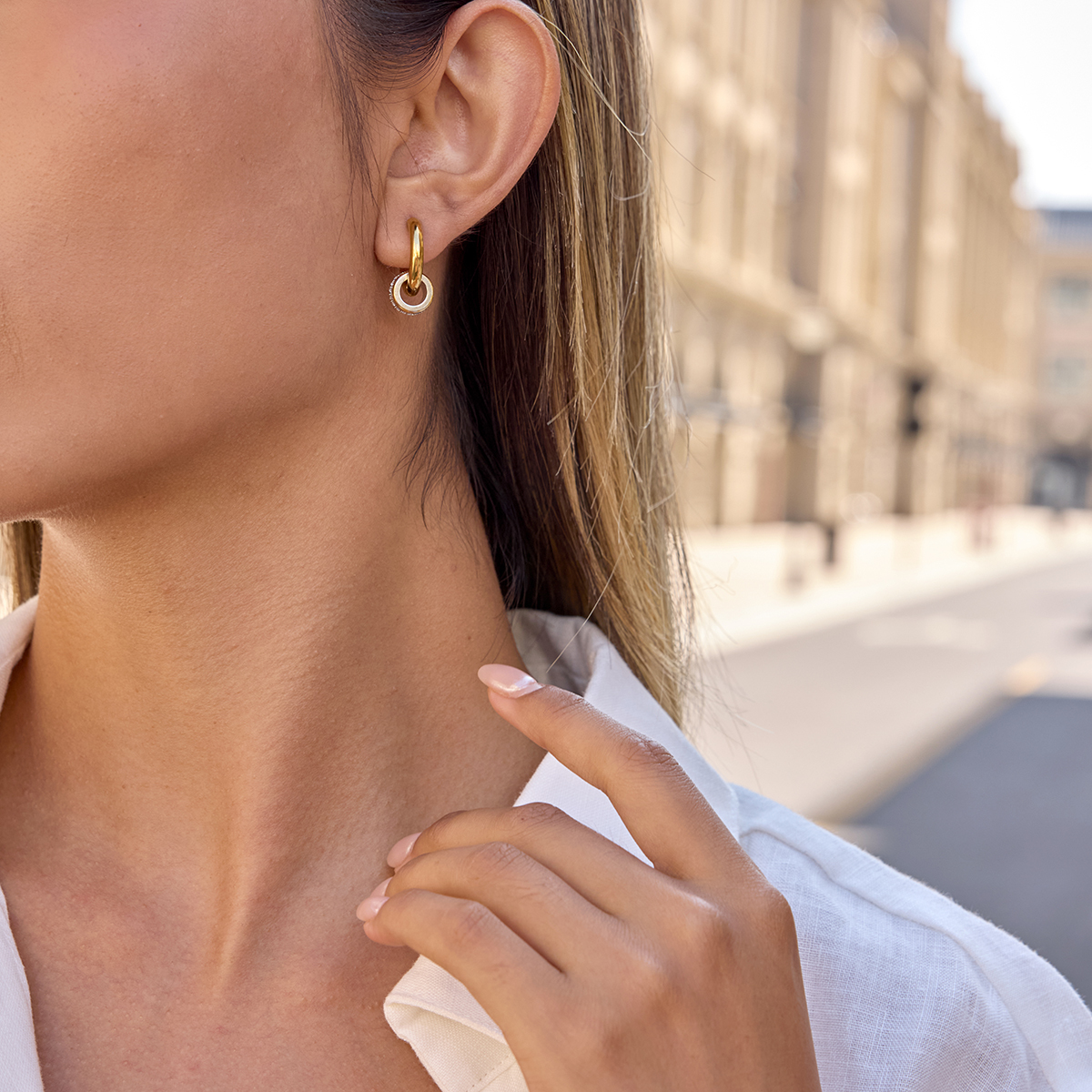 Céleste Earrings Valensia 18K Gold - 9