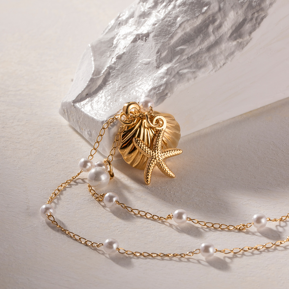 Céleste Necklace Inès 18K Gold - 6
