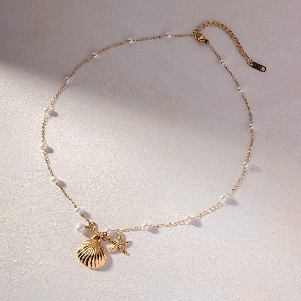 Céleste Necklace Inès 18K Gold - 3
