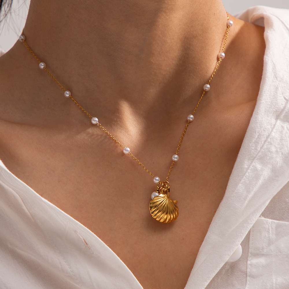 Céleste Necklace Inès 18K Gold - 7