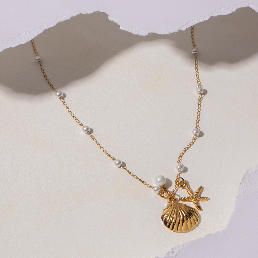 Céleste Necklace Inès 18K Gold - 4