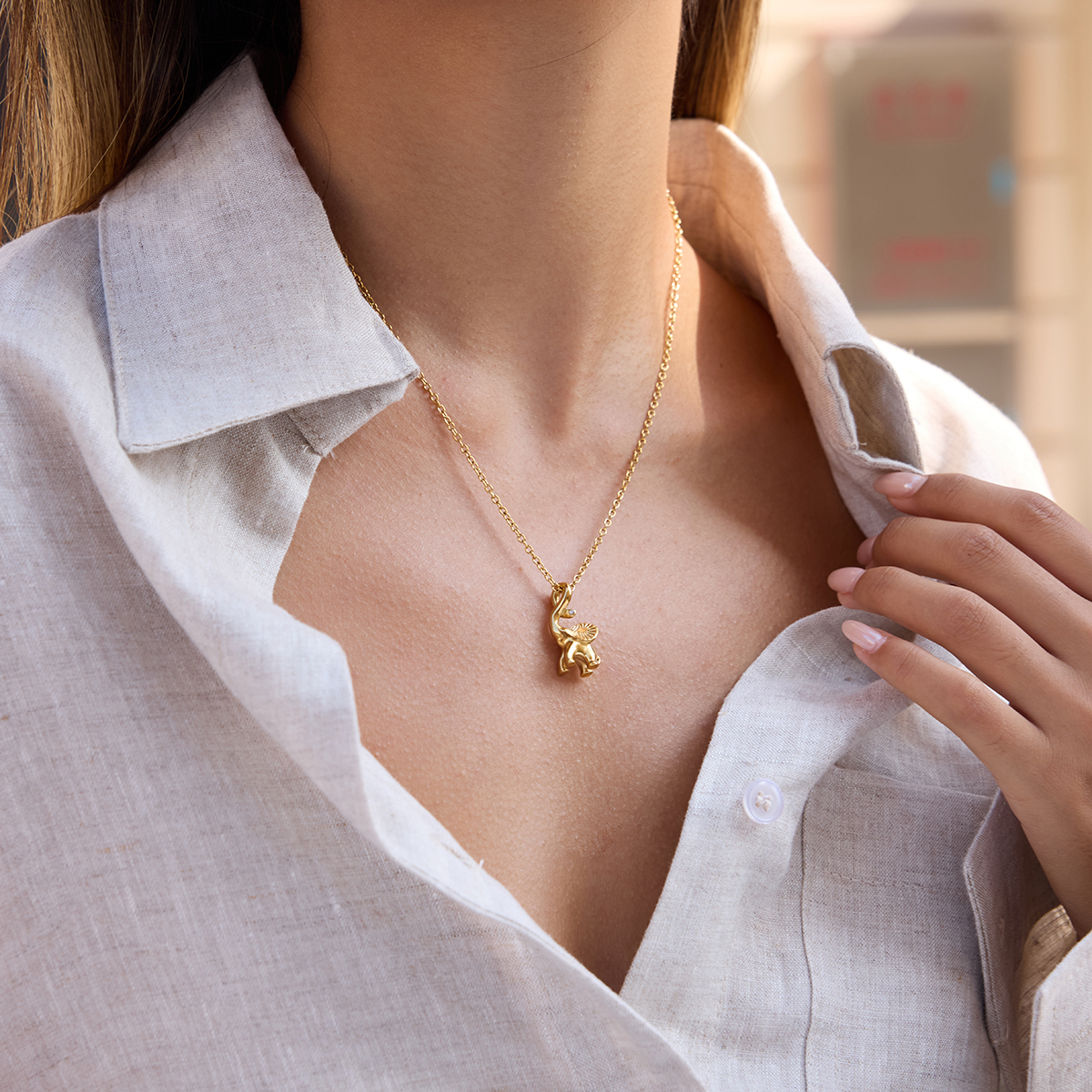 Céleste Necklace Adélaïde-Rose 18K Gold - 8