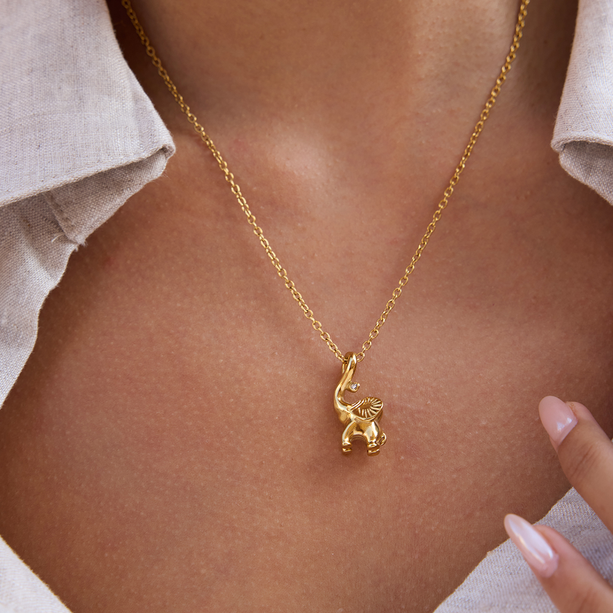 Céleste Necklace Adélaïde-Rose 18K Gold - 7