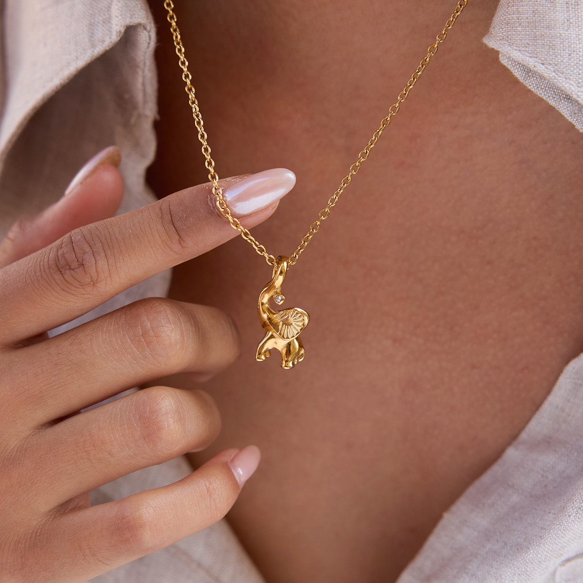 Céleste Necklace Adélaïde-Rose 18K Gold - 11