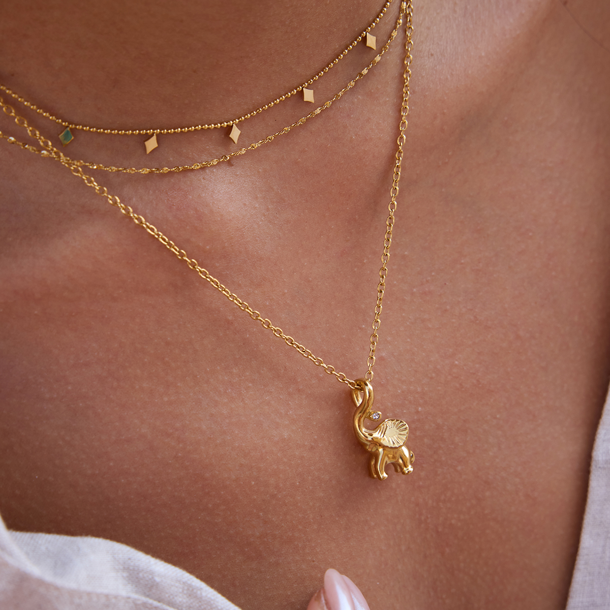 Céleste Necklace Adélaïde-Rose 18K Gold - 6