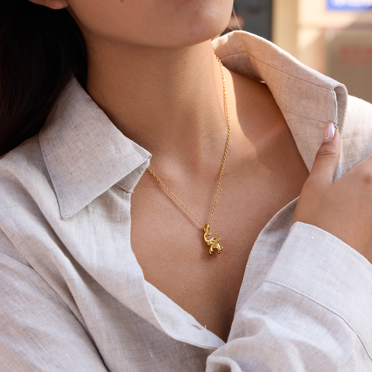 Céleste Necklace Adélaïde-Rose 18K Gold - 10