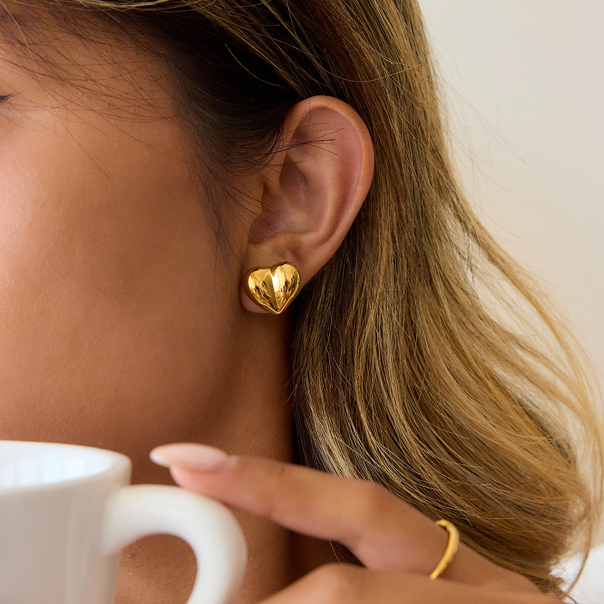 Céleste Earrings Esméline 18K Gold - 7