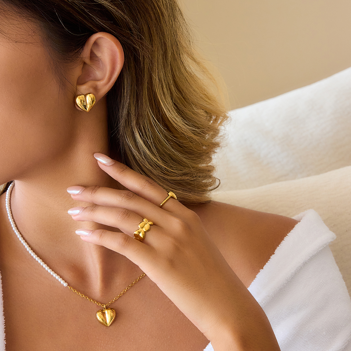 Céleste Earrings Esméline 18K Gold - 5