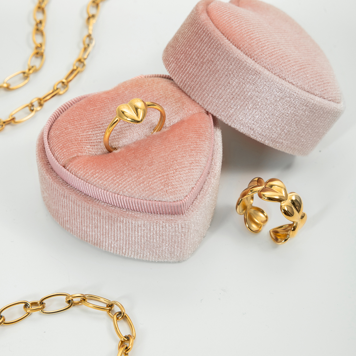 Céleste Ring Honorine-Rose 18K Gold - 9