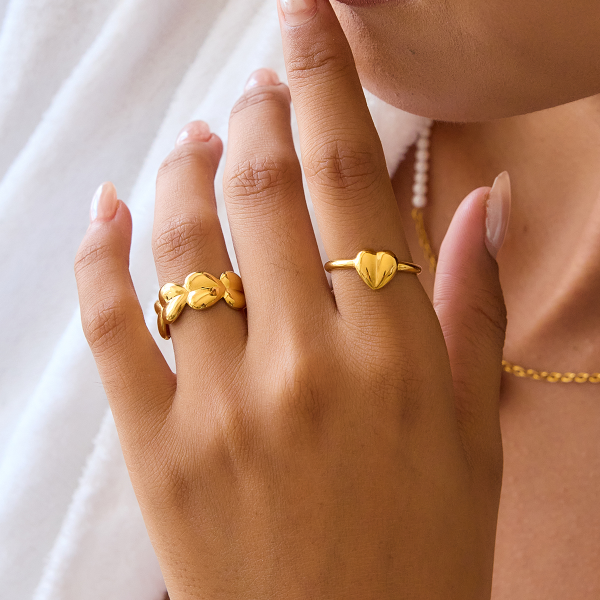 Céleste Ring Honorine-Rose 18K Gold - 11