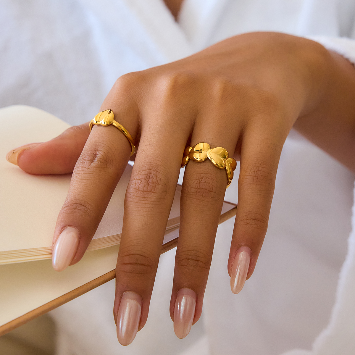 Céleste Ring Honorine-Rose 18K Gold - 14