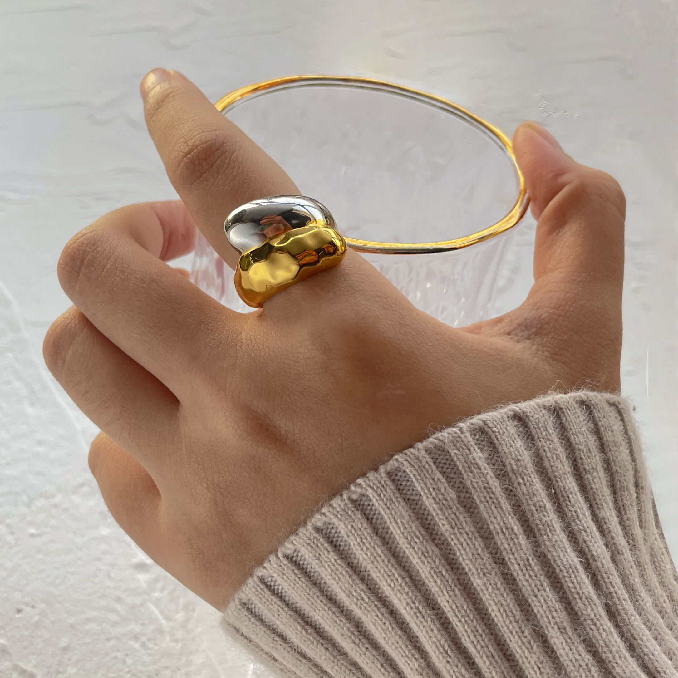 Céleste Ring Rosine 18K Gold - 8