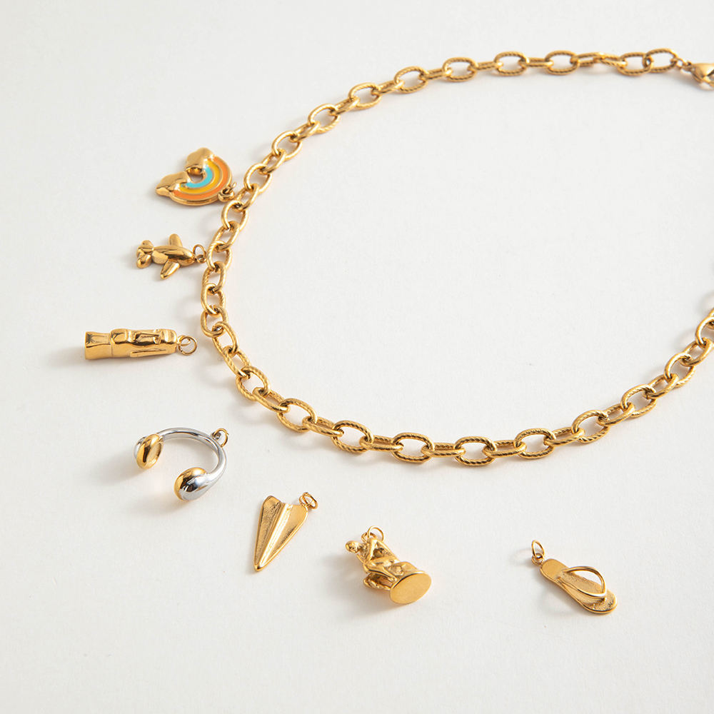 Céleste Necklace Madrilène 18K Gold - 6
