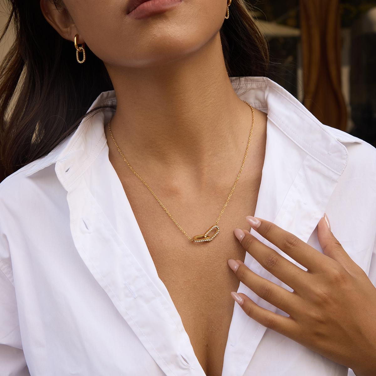 Céleste Necklace Nohélia 18K Gold - 8