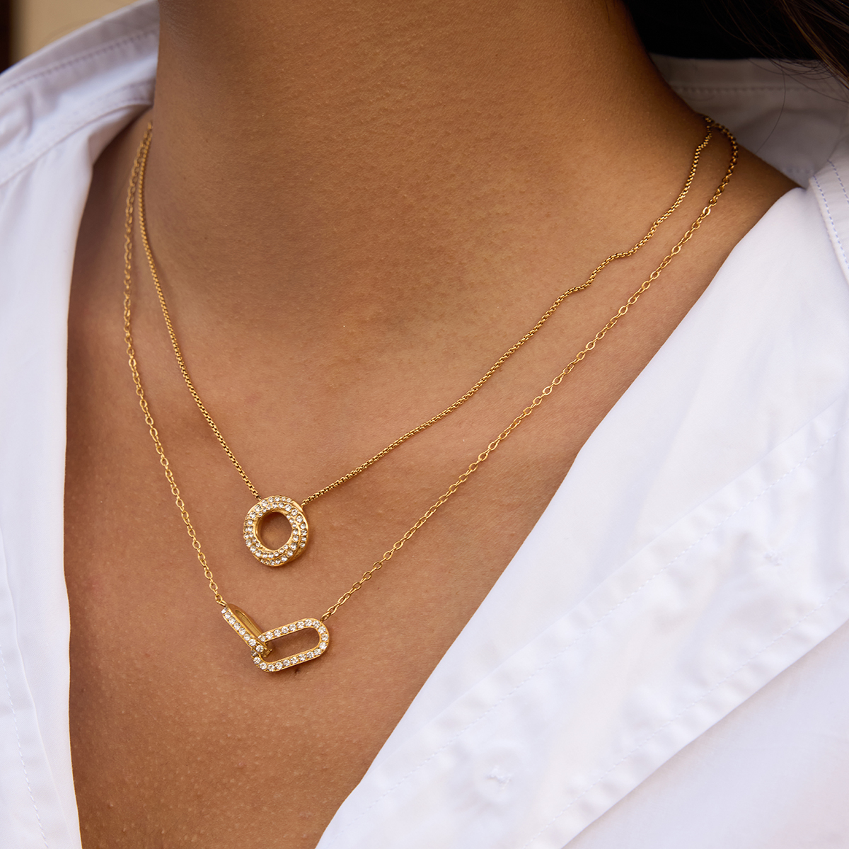 Céleste Necklace Nohélia 18K Gold - 13