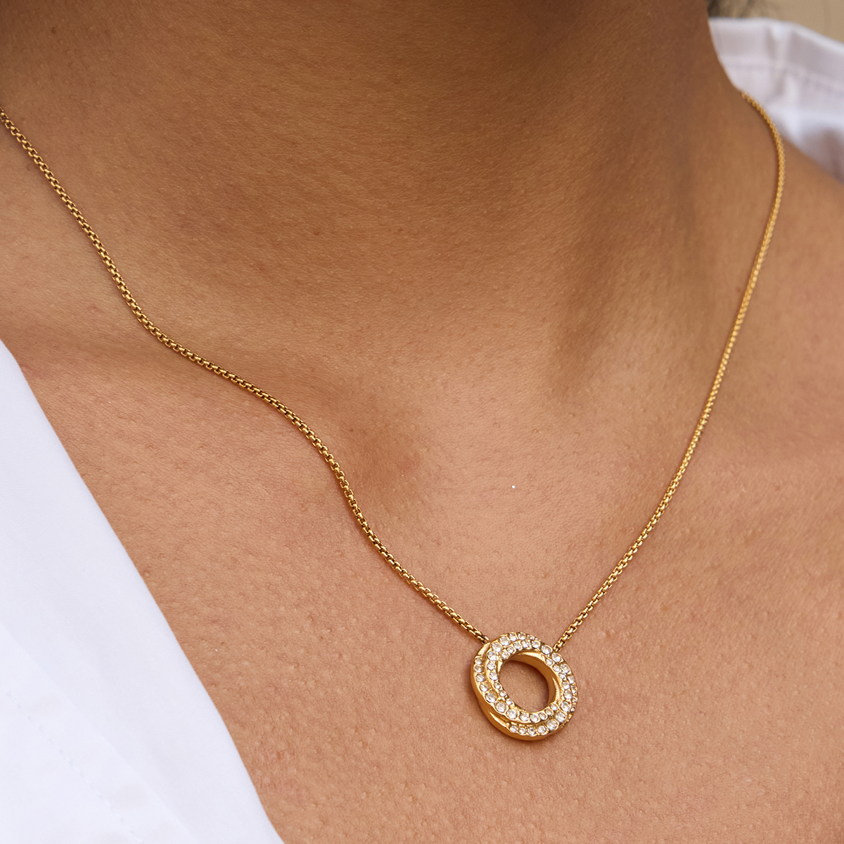 Céleste Necklace Ortensiane 18K Gold - 4