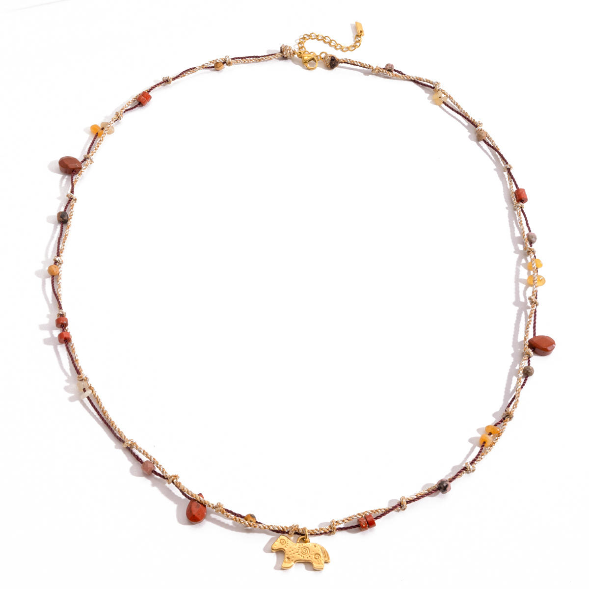 Céleste Necklace Quitterie-Rose 18K Gold - 4