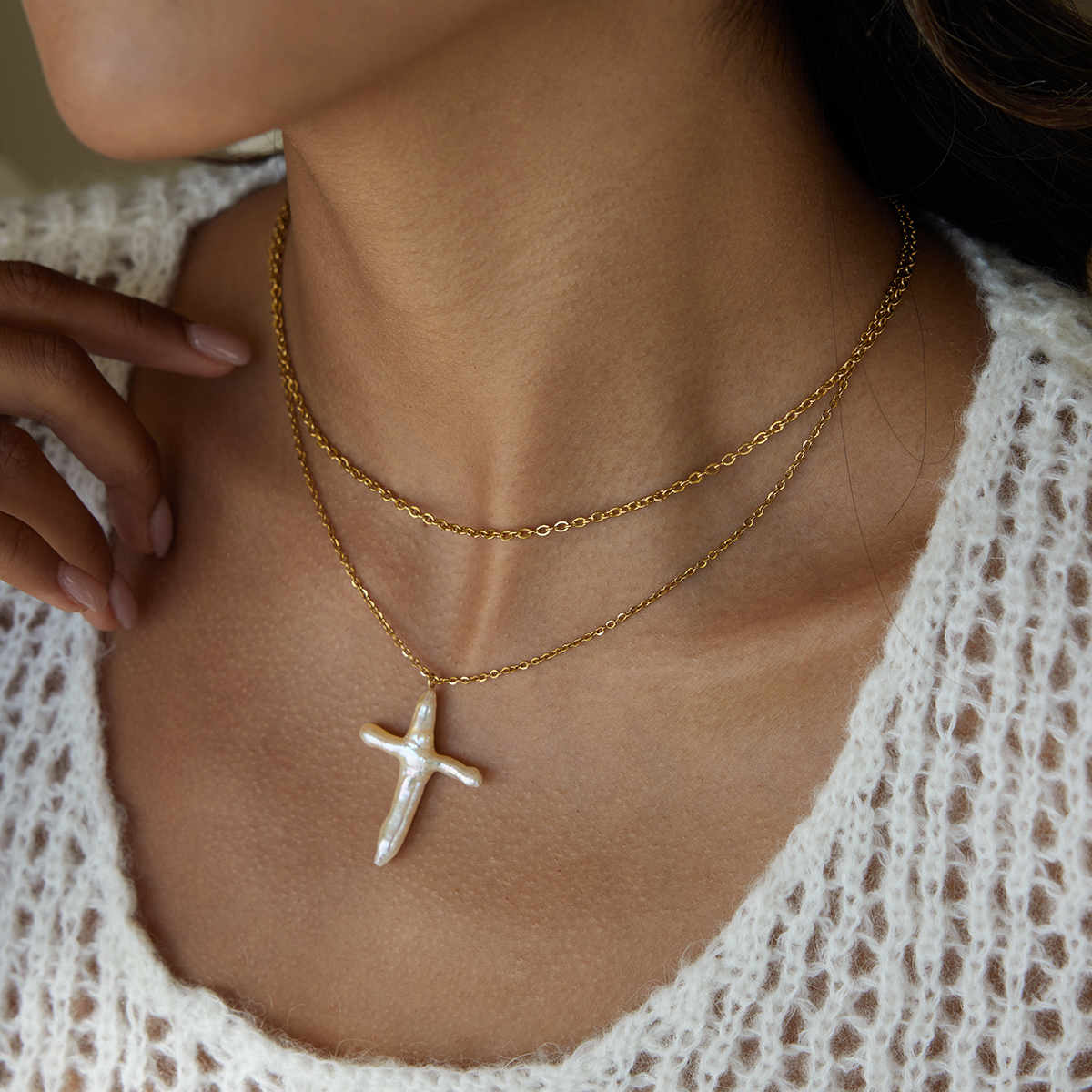 Céleste Necklace Rosamonde 18K Gold - 10