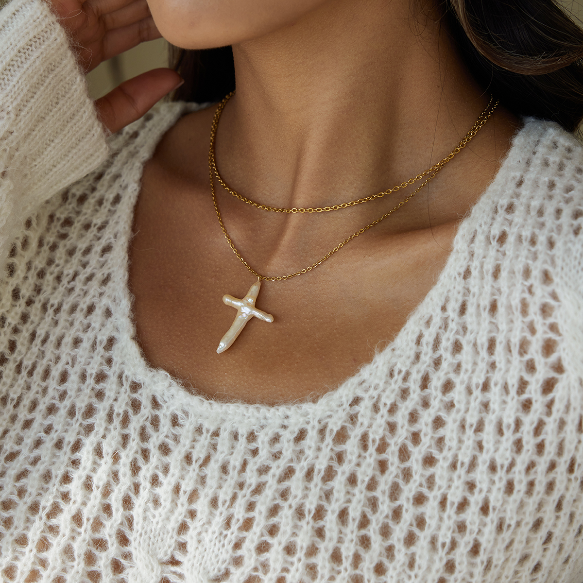 Céleste Necklace Rosamonde 18K Gold - 7