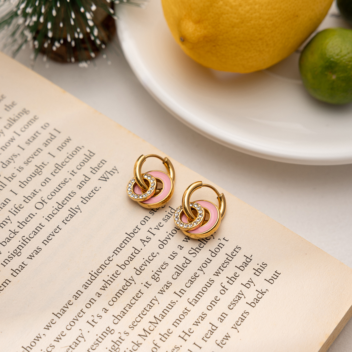 Céleste Earrings Soléane 18K Gold