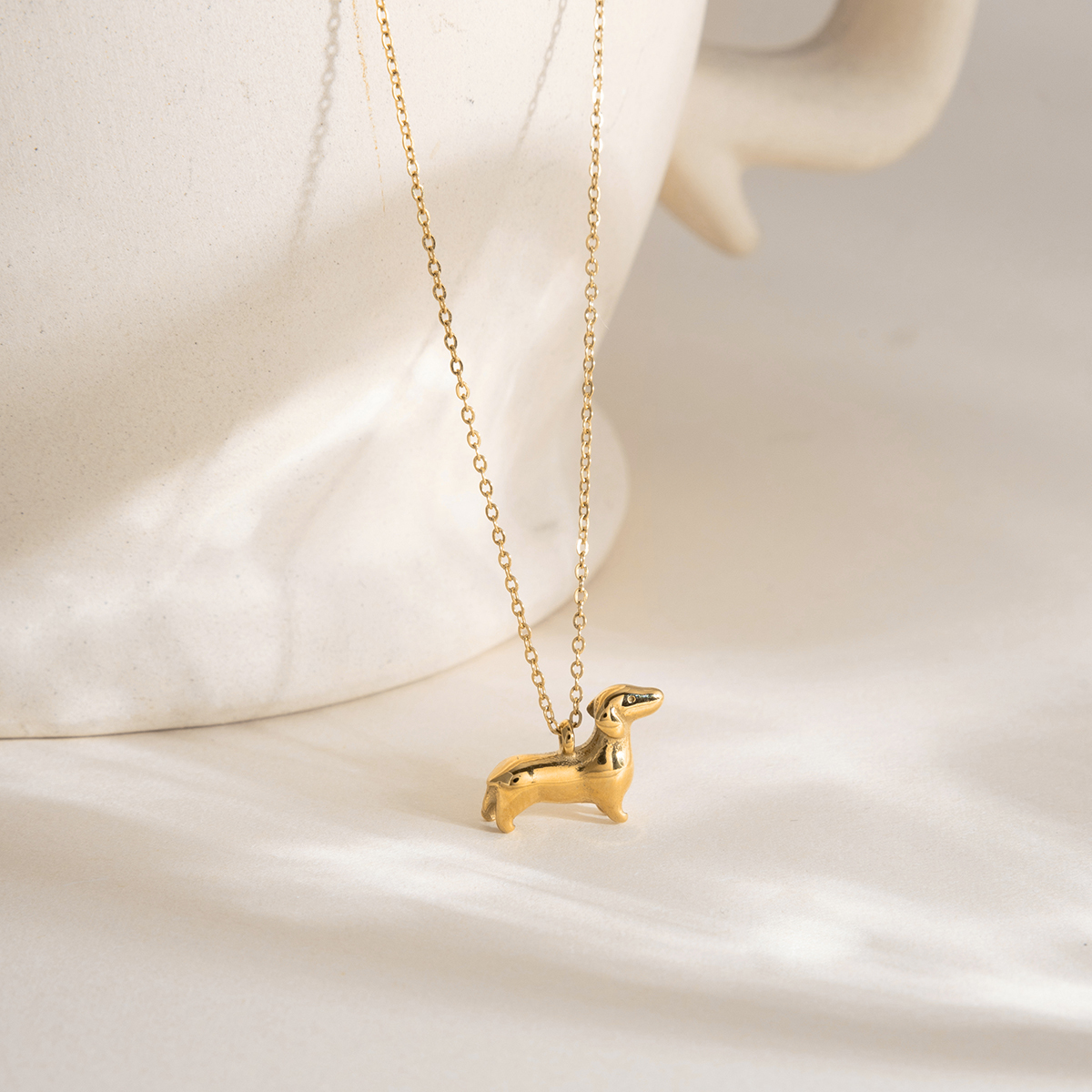 Céleste Necklace Wilhelmine-Rose 18K Gold