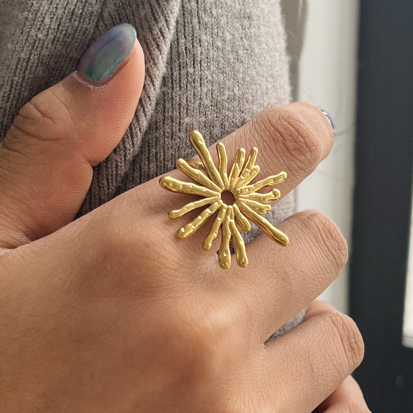 Céleste Ring Xanthine 18K Gold - 10
