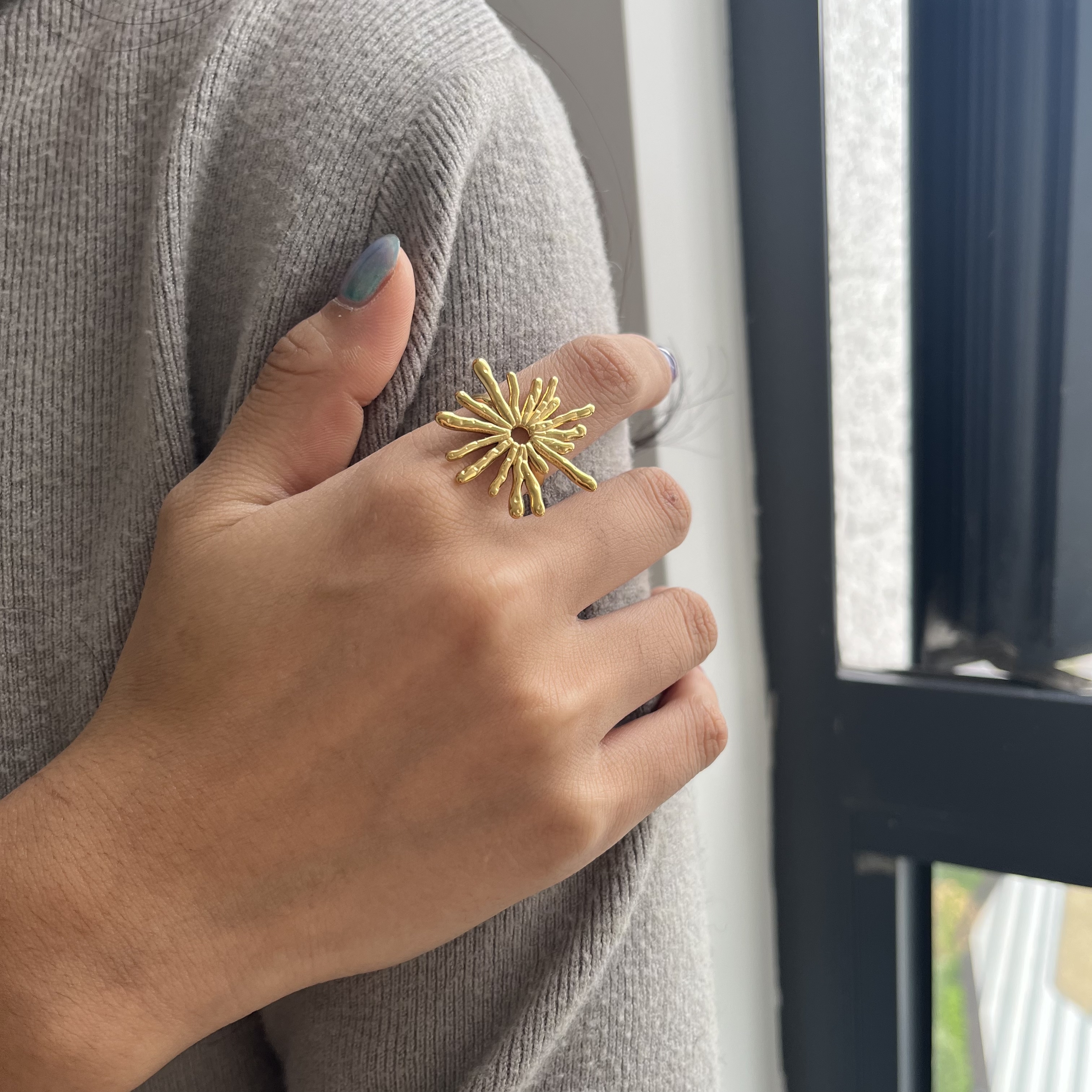 Céleste Ring Xanthine 18K Gold - 14