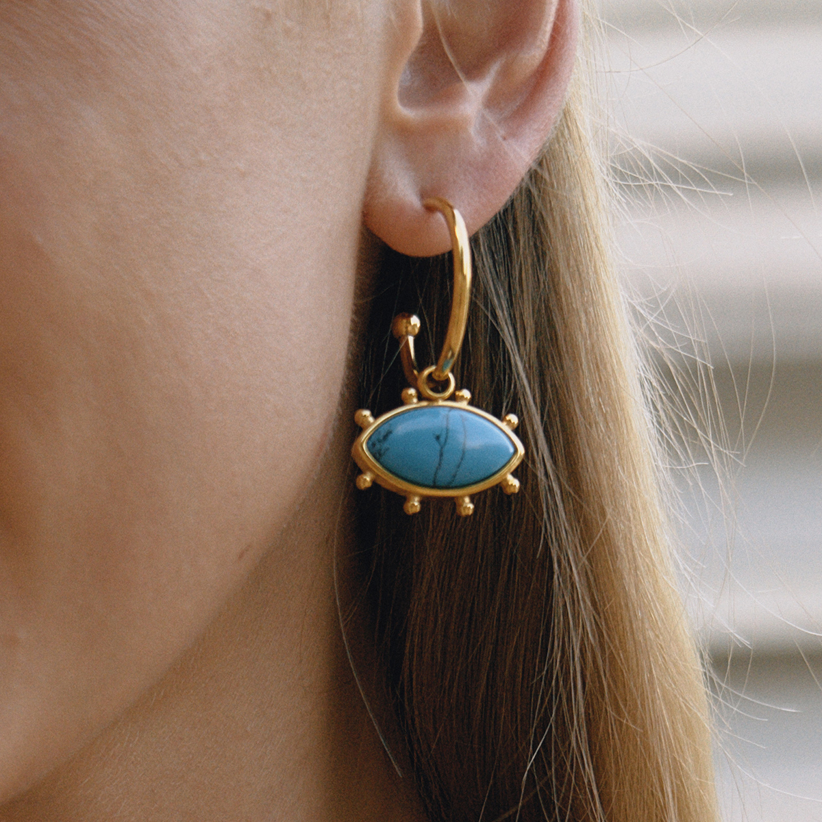 Céleste Earrings Romanella 18K Gold - 5