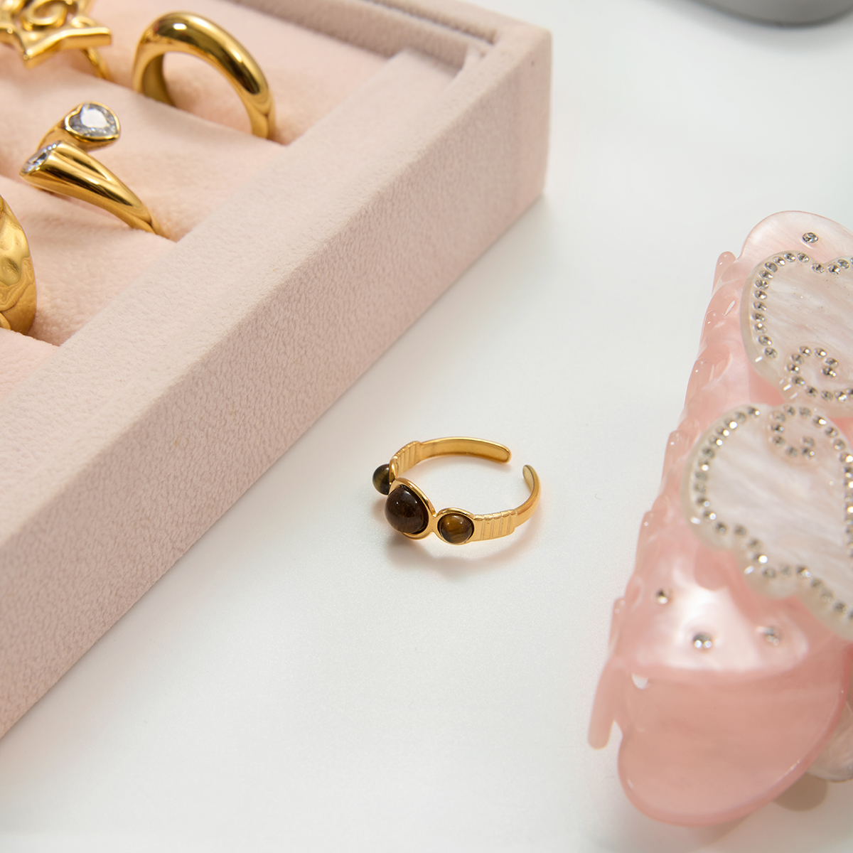 Céleste Ring Isabelline 18K Gold - 5
