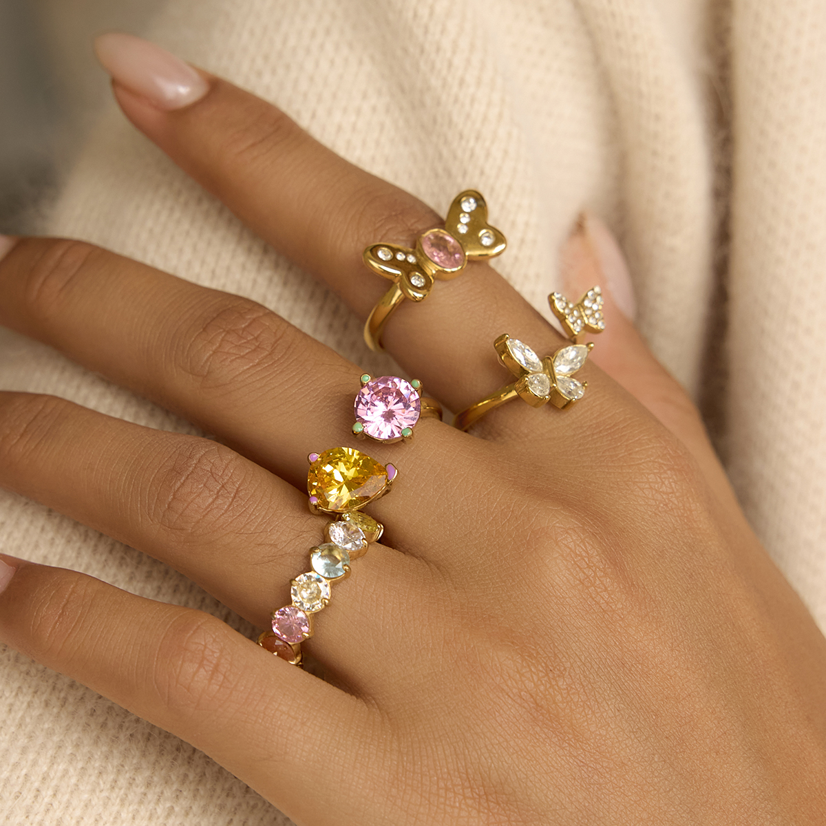 Céleste Ring Celandra 18K Gold - 12