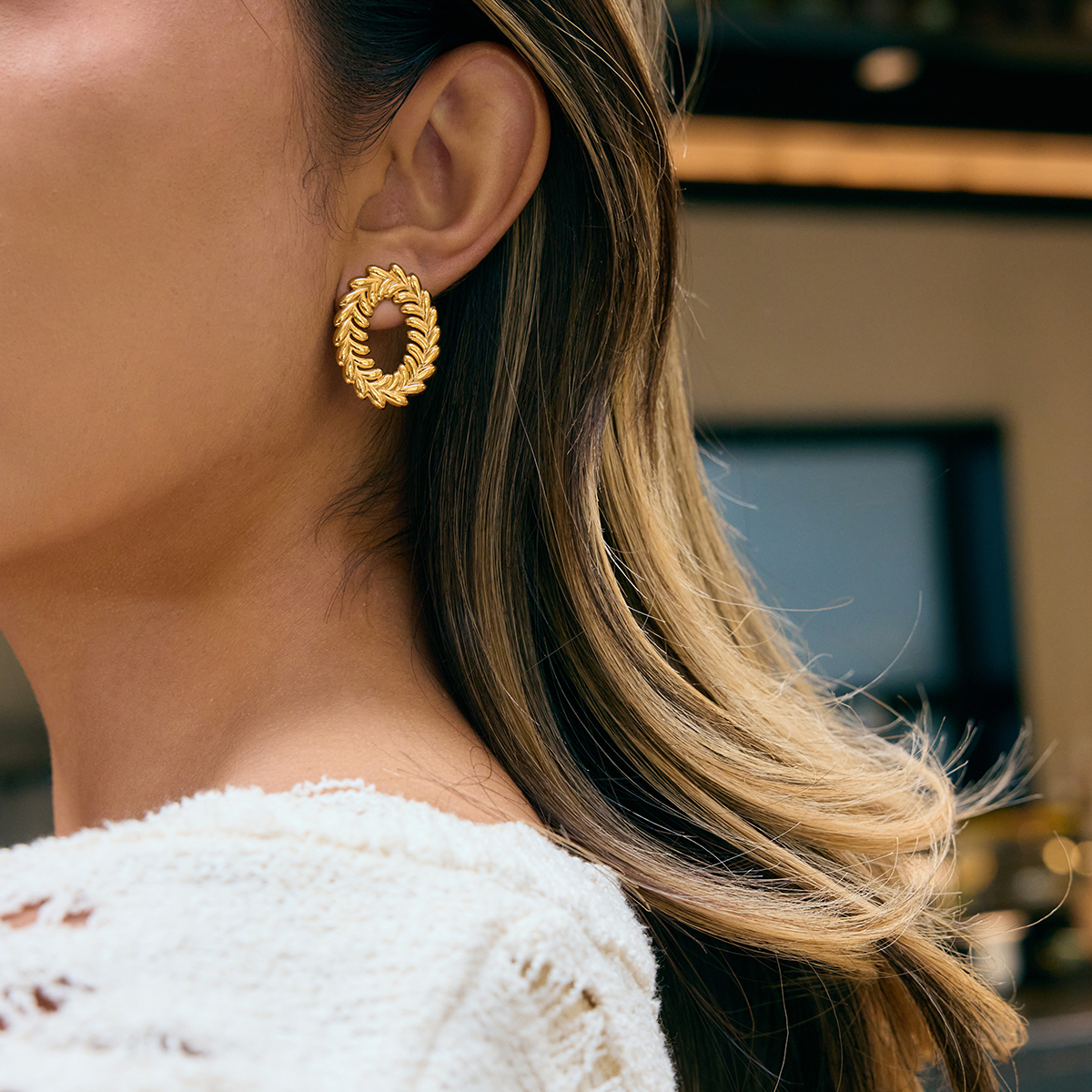 Céleste Earrings Eliorine 18K Gold - 8