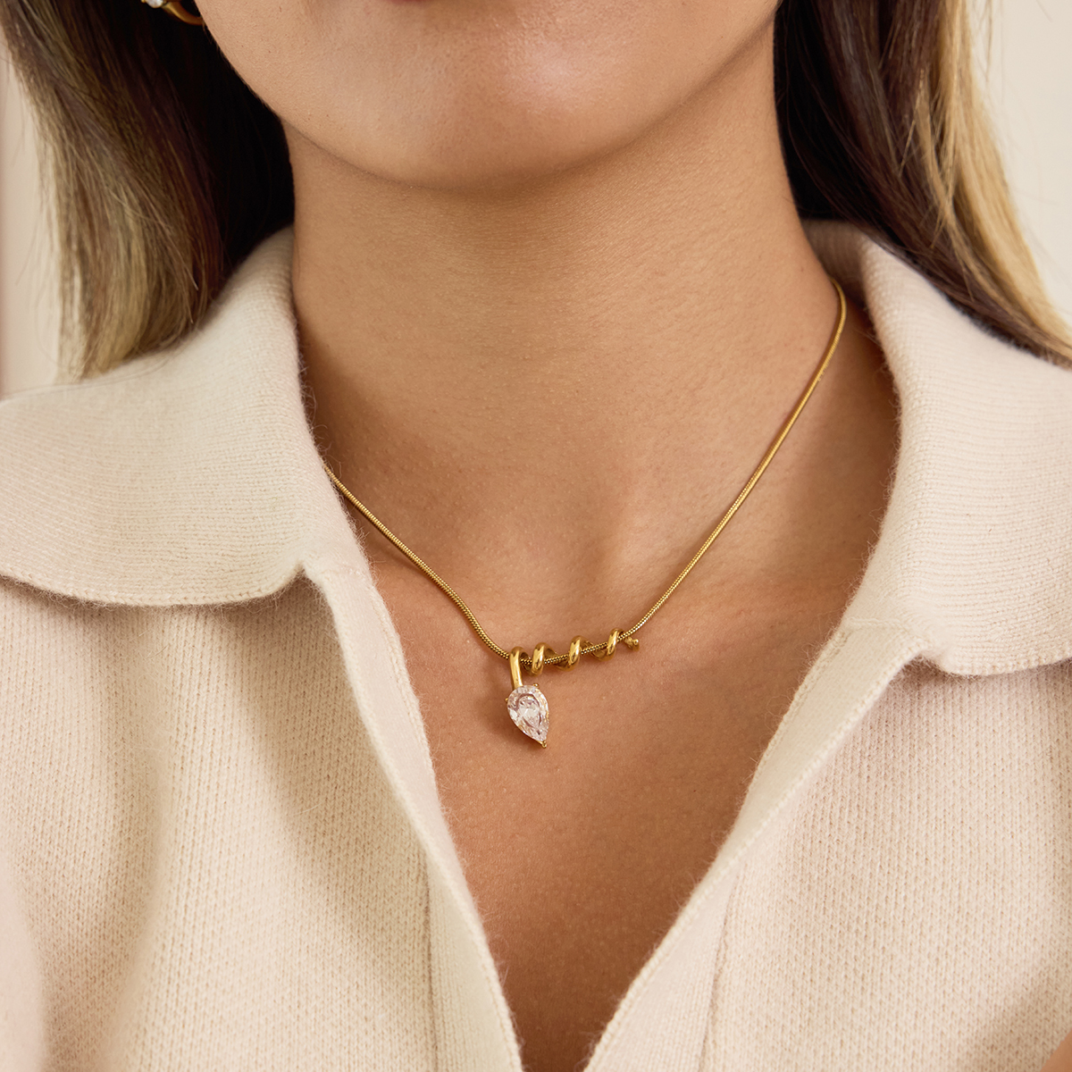 Céleste Necklace Florésine 18K Gold - 10