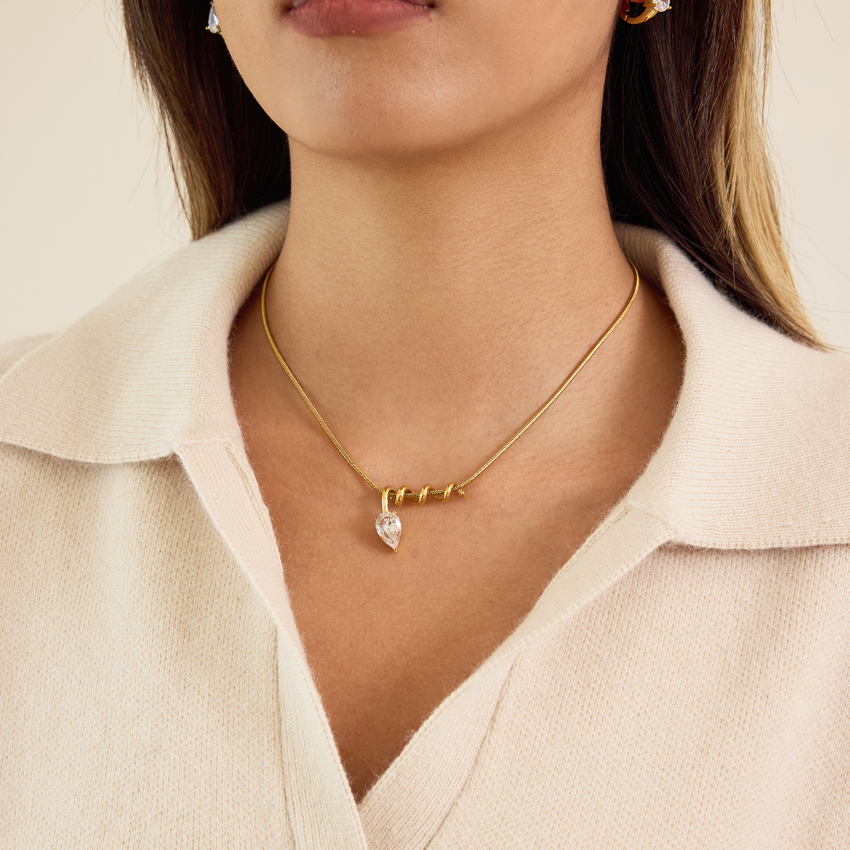 Céleste Necklace Florésine 18K Gold - 8