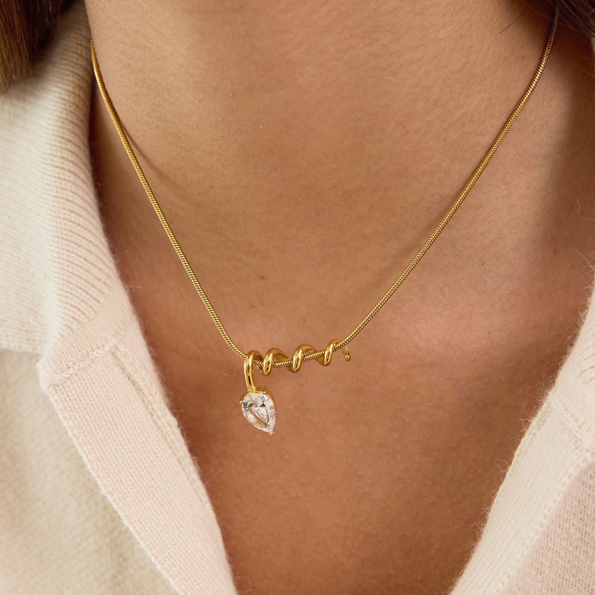 Céleste Necklace Florésine 18K Gold - 7