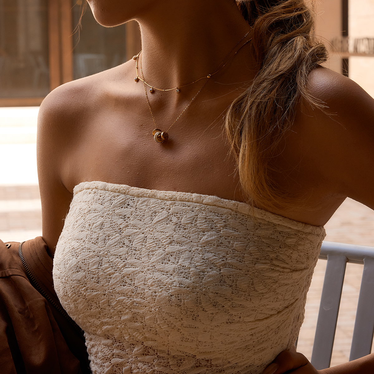 Céleste Necklace Vittorina 18K Gold - 8