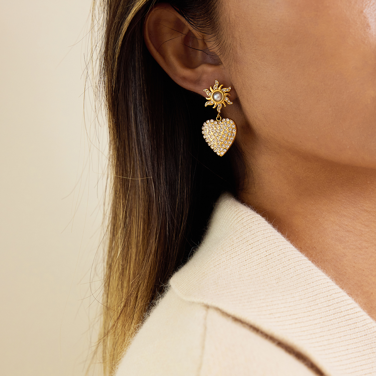 Céleste Earrings Iolène 18K Gold - 9