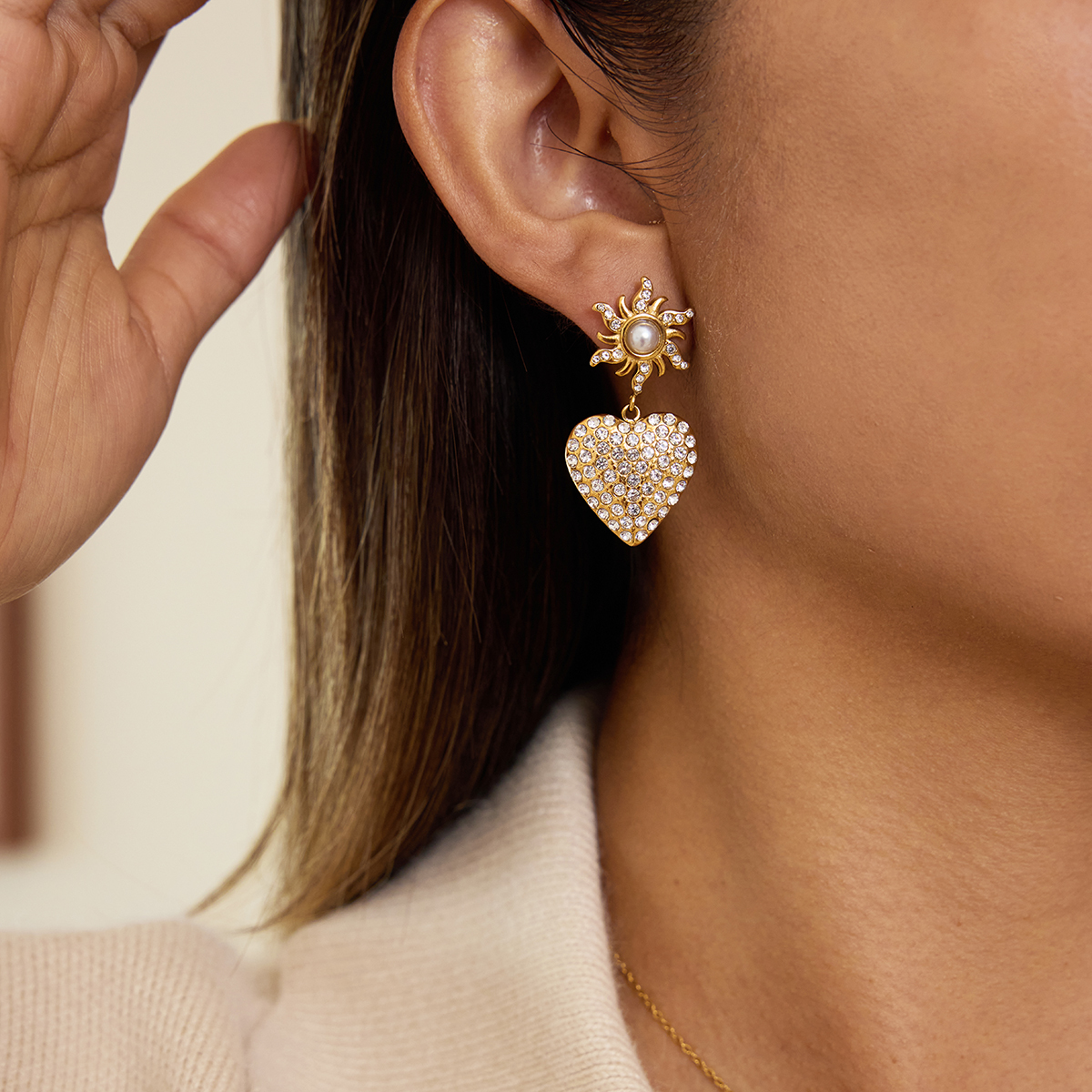 Céleste Earrings Iolène 18K Gold - 5