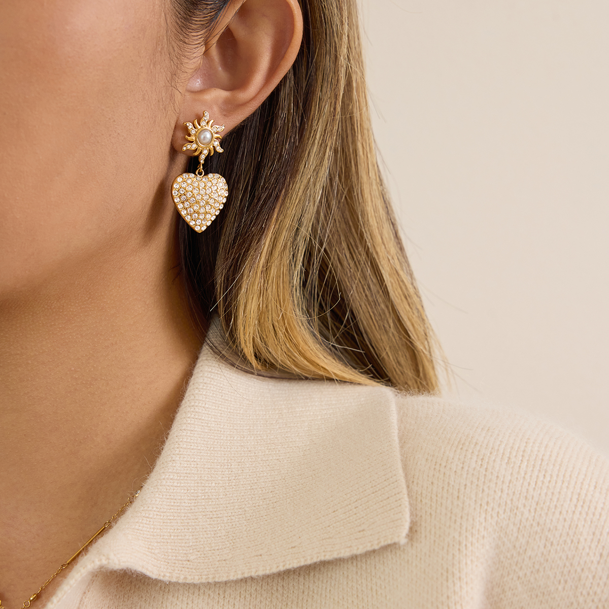 Céleste Earrings Iolène 18K Gold - 7