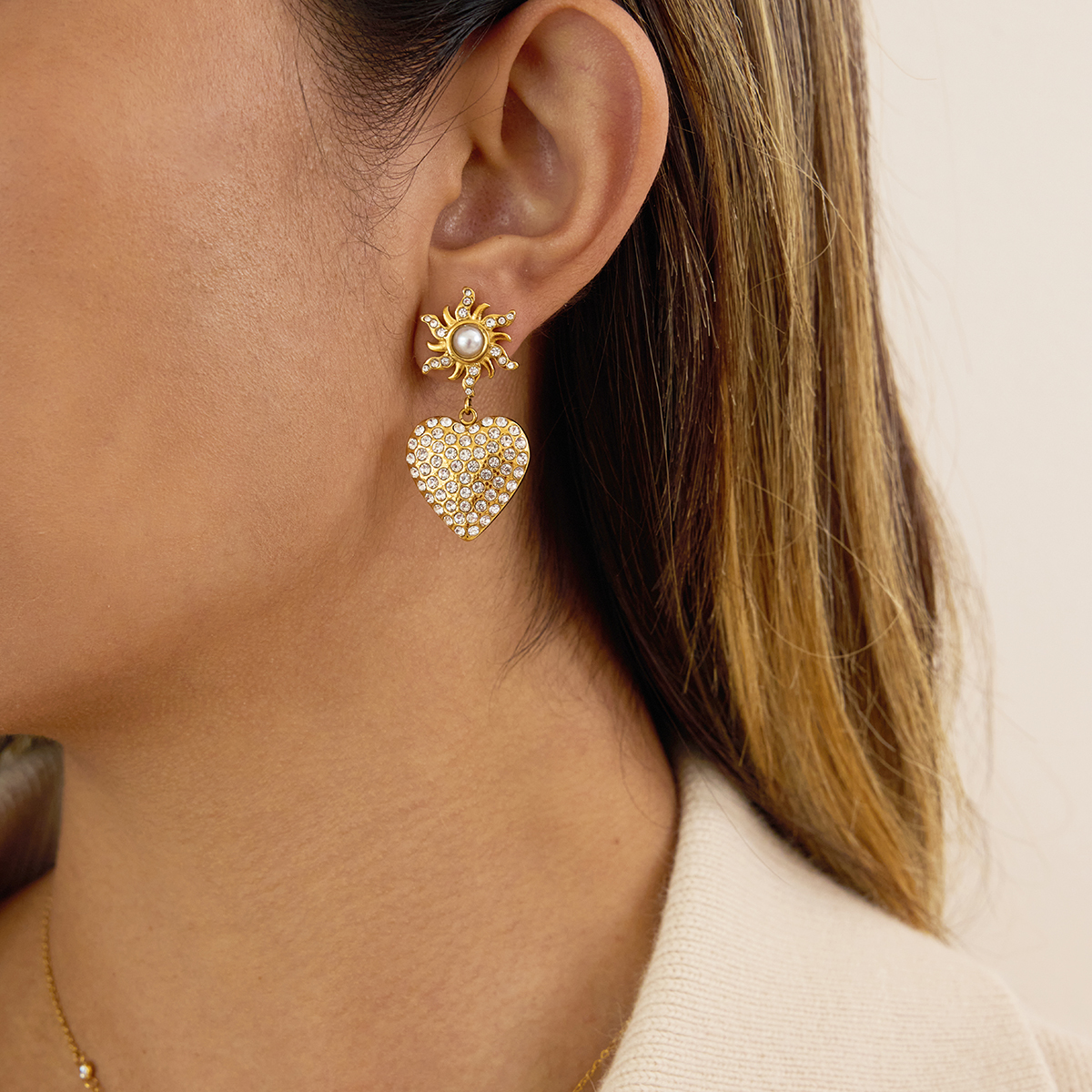 Céleste Earrings Iolène 18K Gold - 6