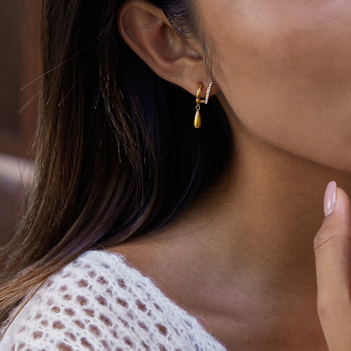Céleste Earrings Silviana 18K Gold - 9