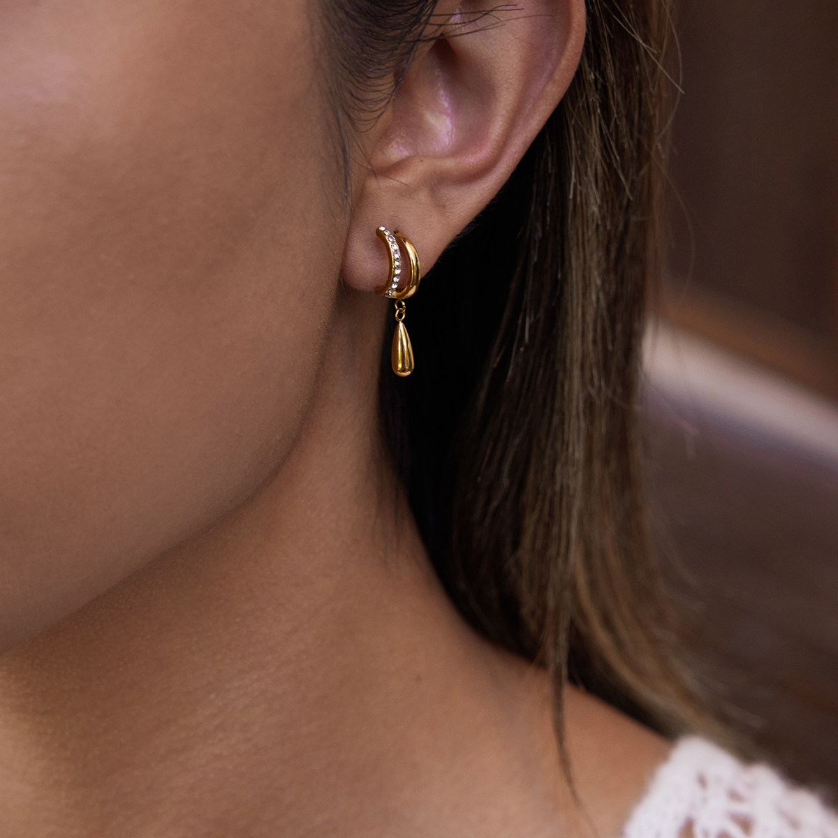 Céleste Earrings Silviana 18K Gold - 3