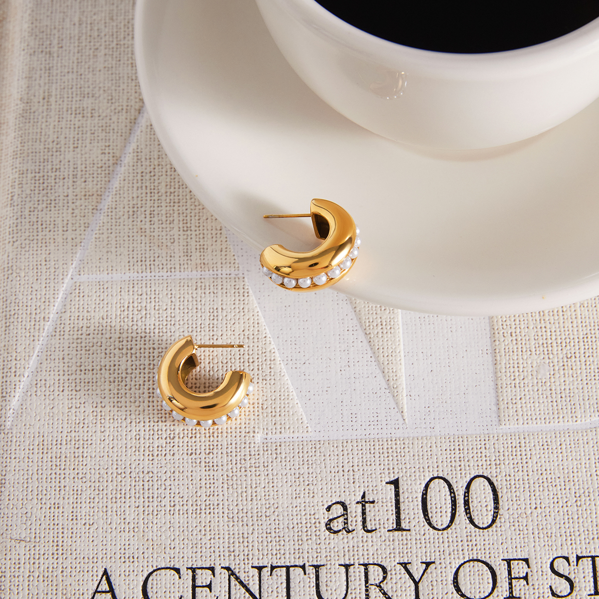Céleste Earrings Kalista 18K Gold - 3