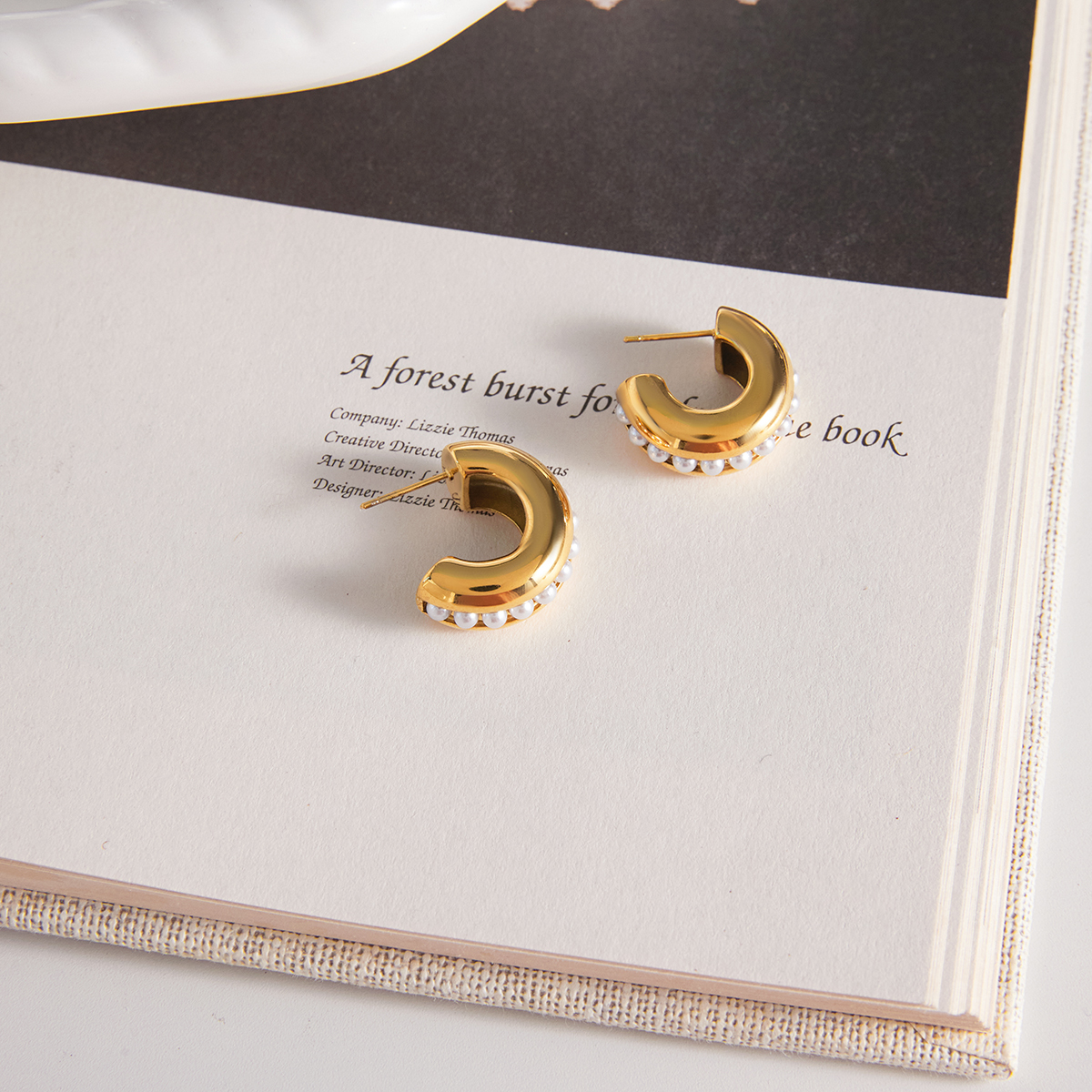 Céleste Earrings Kalista 18K Gold | Smycken | Klocktema