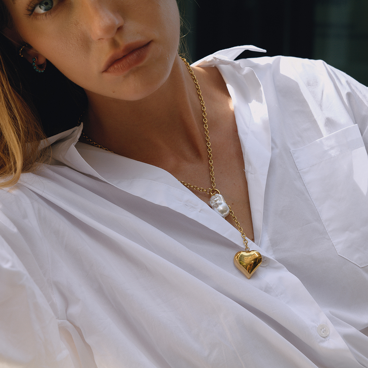 Céleste Necklace Aurembiaix 18K Gold - 3